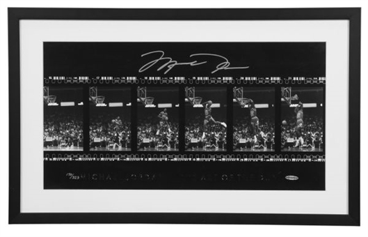 Michael Jordan Signed Limited Edition Filmstrip 170/323 "Art of the Dunk"